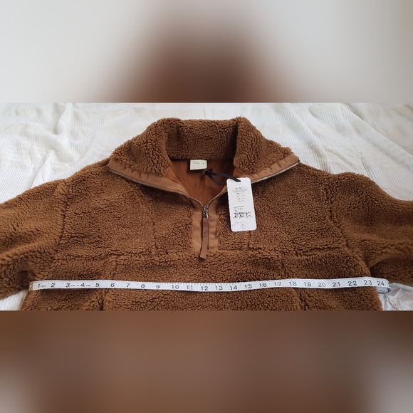 🌟SEE NEW LISTING🌟🎉HP!🎉🍯Varley Appleton•Deep Turmeric Honey Tan Sherpa Teddy - Picture 5 of 10